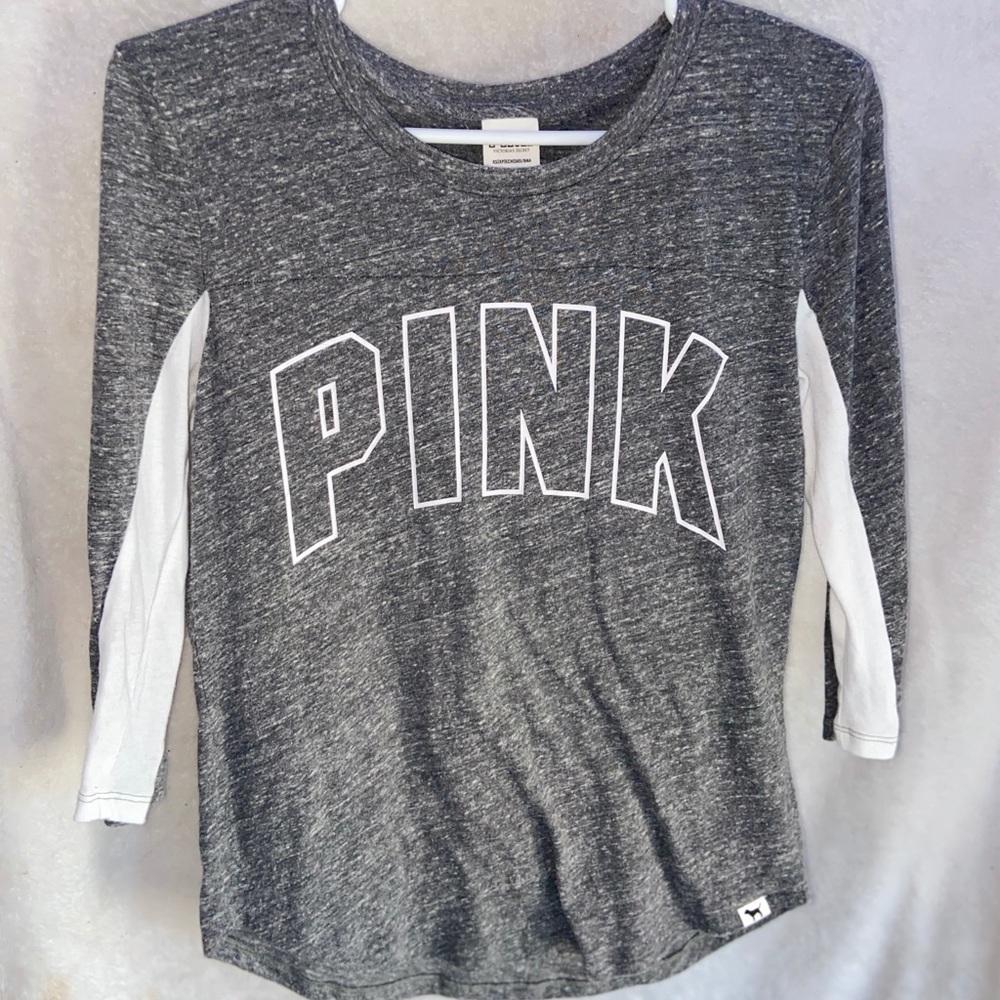PINK brand long sleeved campus tee